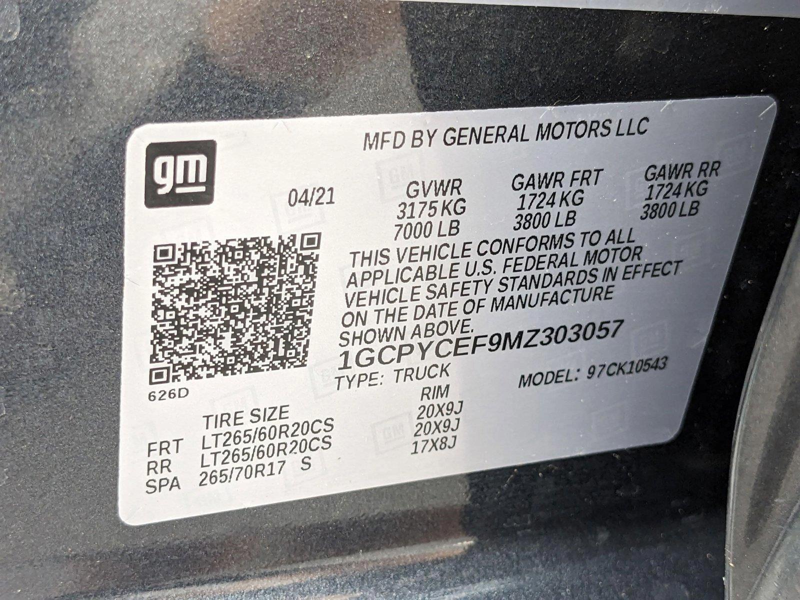 2021 Chevrolet Silverado 1500 Vehicle Photo in ORLANDO, FL 32812-3021
