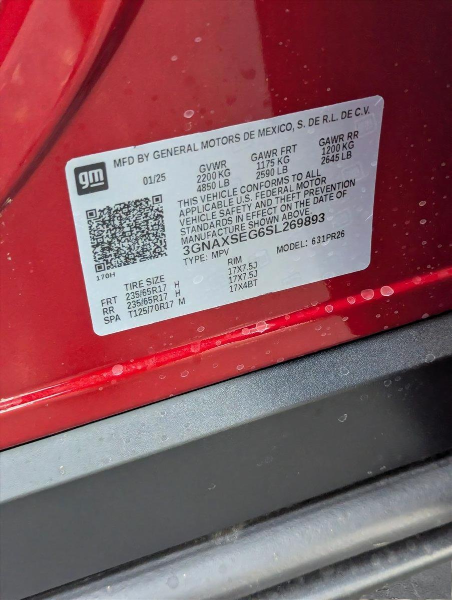 2025 Chevrolet Equinox Vehicle Photo in GREENACRES, FL 33463-3207