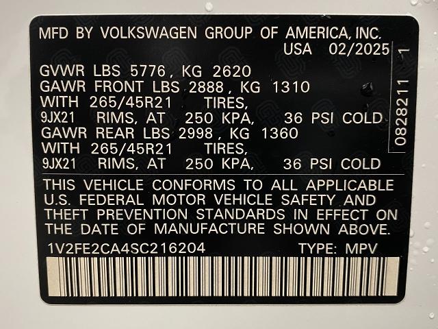 2025 Volkswagen Atlas Cross Sport Vehicle Photo in Appleton, WI 54913