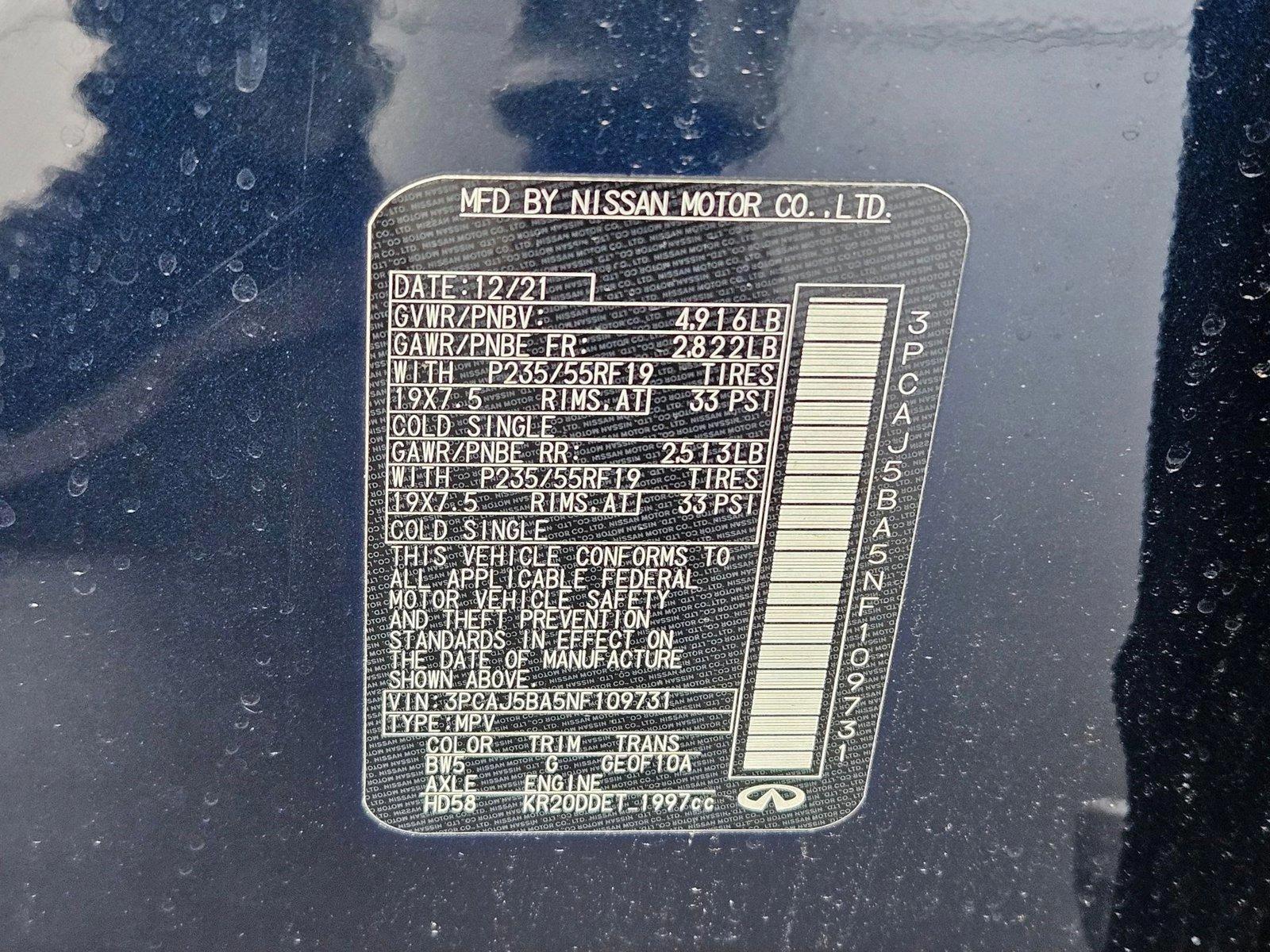 2022 INFINITI QX50 Vehicle Photo in Henderson, NV 89014