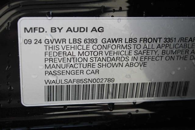 2025 Audi S8 Vehicle Photo in HOUSTON, TX 77090