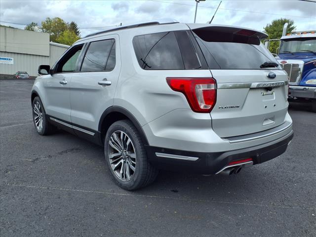 Used 2018 Ford Explorer Platinum with VIN 1FM5K8HT9JGB76434 for sale in Waynesburg, PA