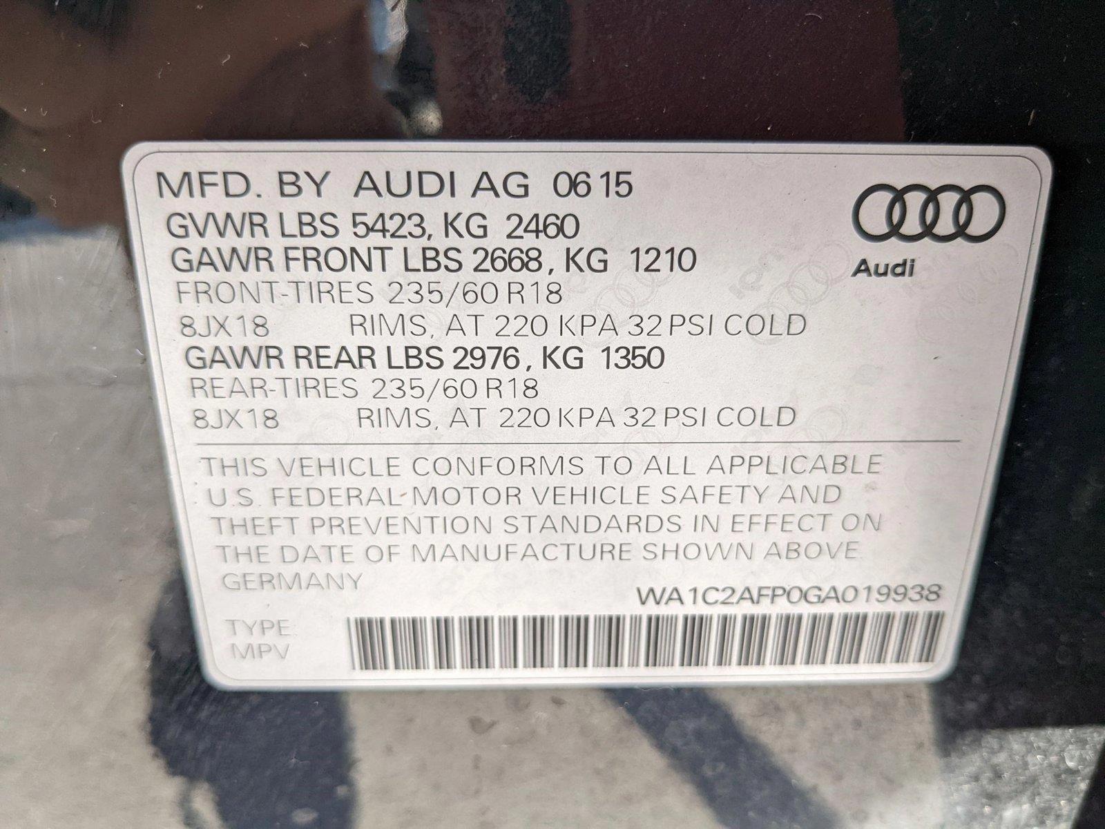 2016 Audi Q5 Vehicle Photo in Davie, FL 33331