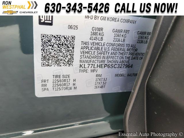 2025 Chevrolet Trax Vehicle Photo in AURORA, IL 60503-9326