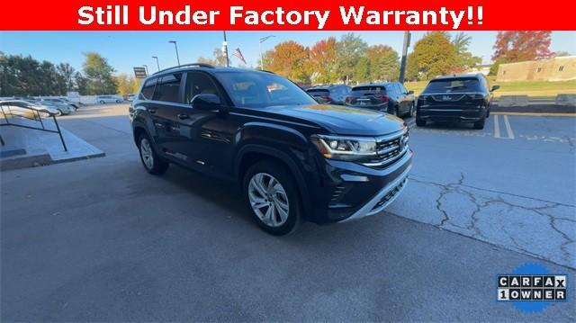 Used 2023 Volkswagen Atlas SE w/Tech with VIN 1V2HR2CA5PC502373 for sale in Saint Louis, MO