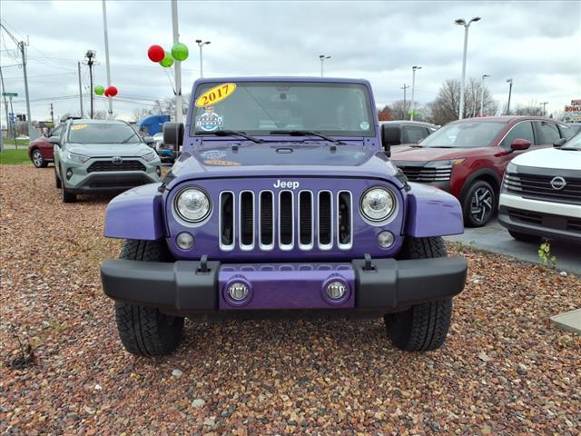 Used 2017 Jeep Wrangler Unlimited Sahara with VIN 1C4BJWEGXHL669904 for sale in Monroe, MI