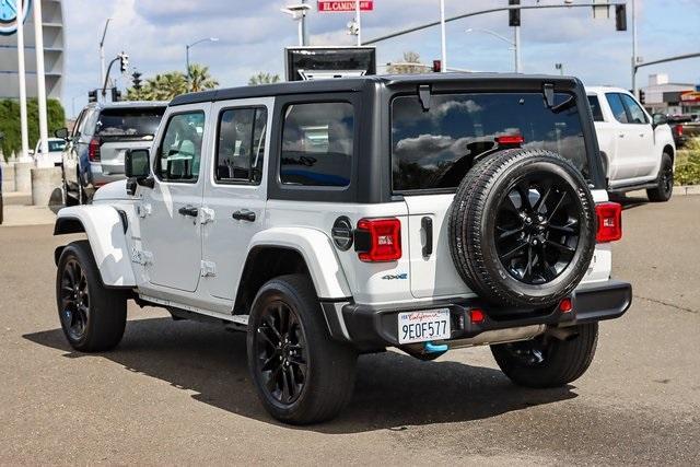 Used 2023 Jeep Wrangler 4xe Sahara 4XE with VIN 1C4JJXP67PW641335 for sale in Sacramento, CA