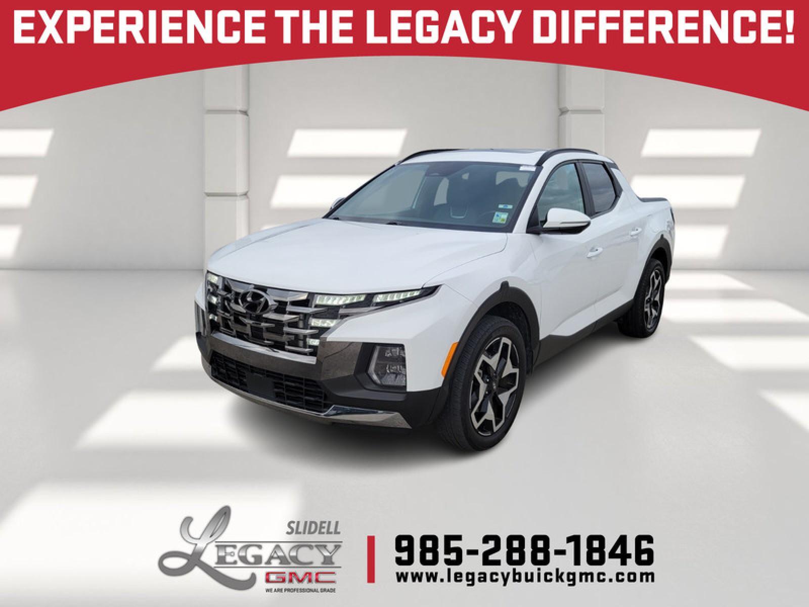 Blue Stone 2023 Hyundai Santa Cruz Limited Crew Cab AWD Pickup Truck All-Wheel Drive 8-Speed Automatic