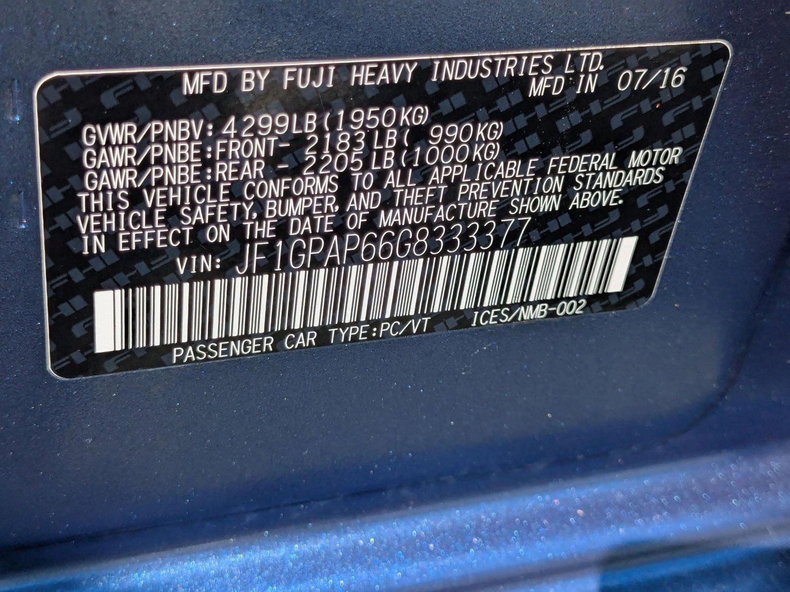 2016 Subaru Impreza Wagon Vehicle Photo in Spokane Valley, WA 99212