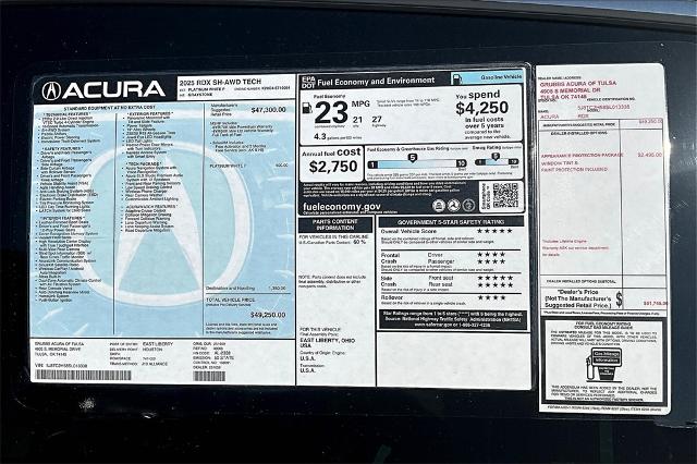 2025 Acura RDX Vehicle Photo in Tulsa, OK 74145