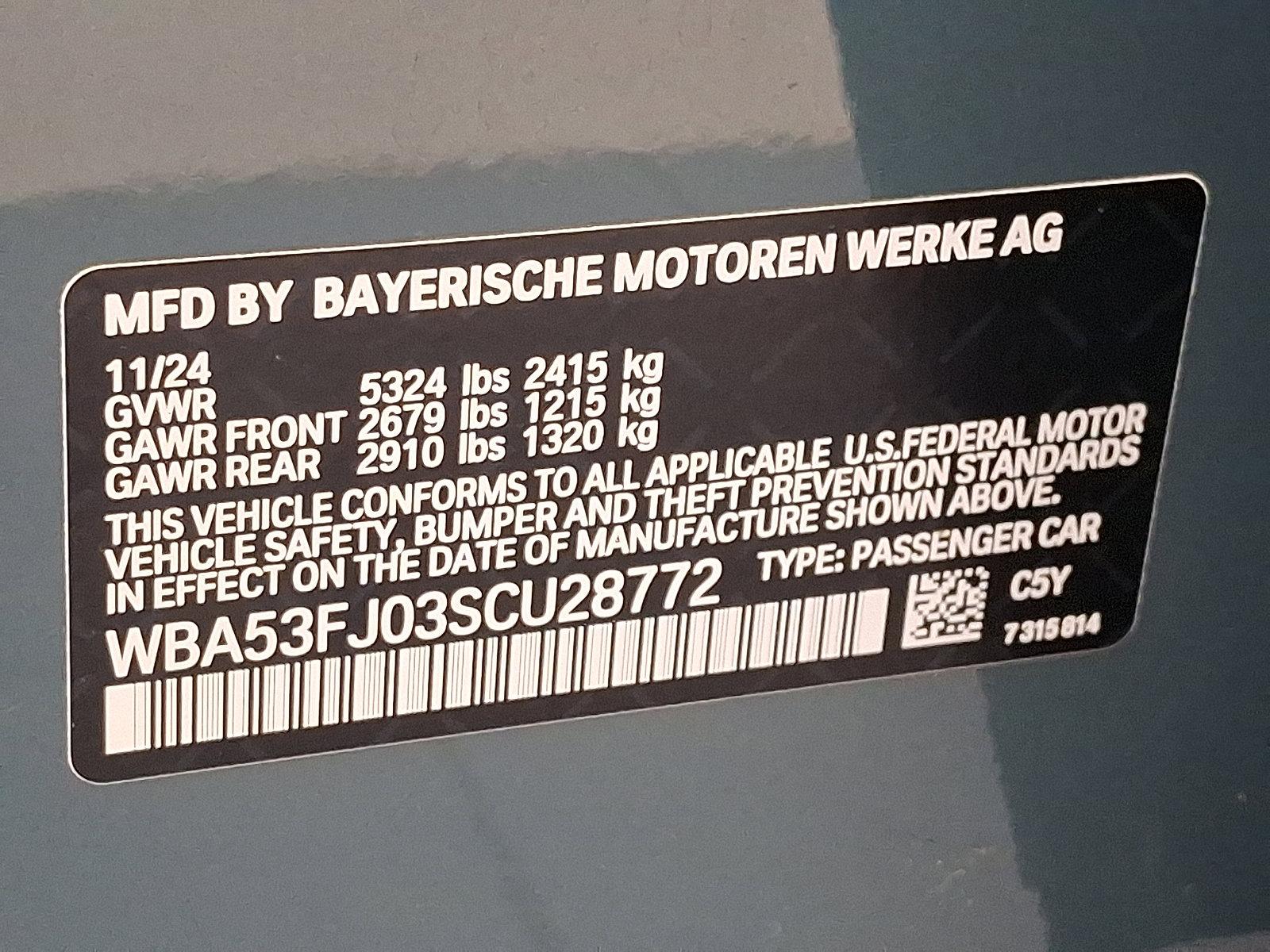 2025 BMW 530i xDrive Vehicle Photo in Lancaster, PA 17601