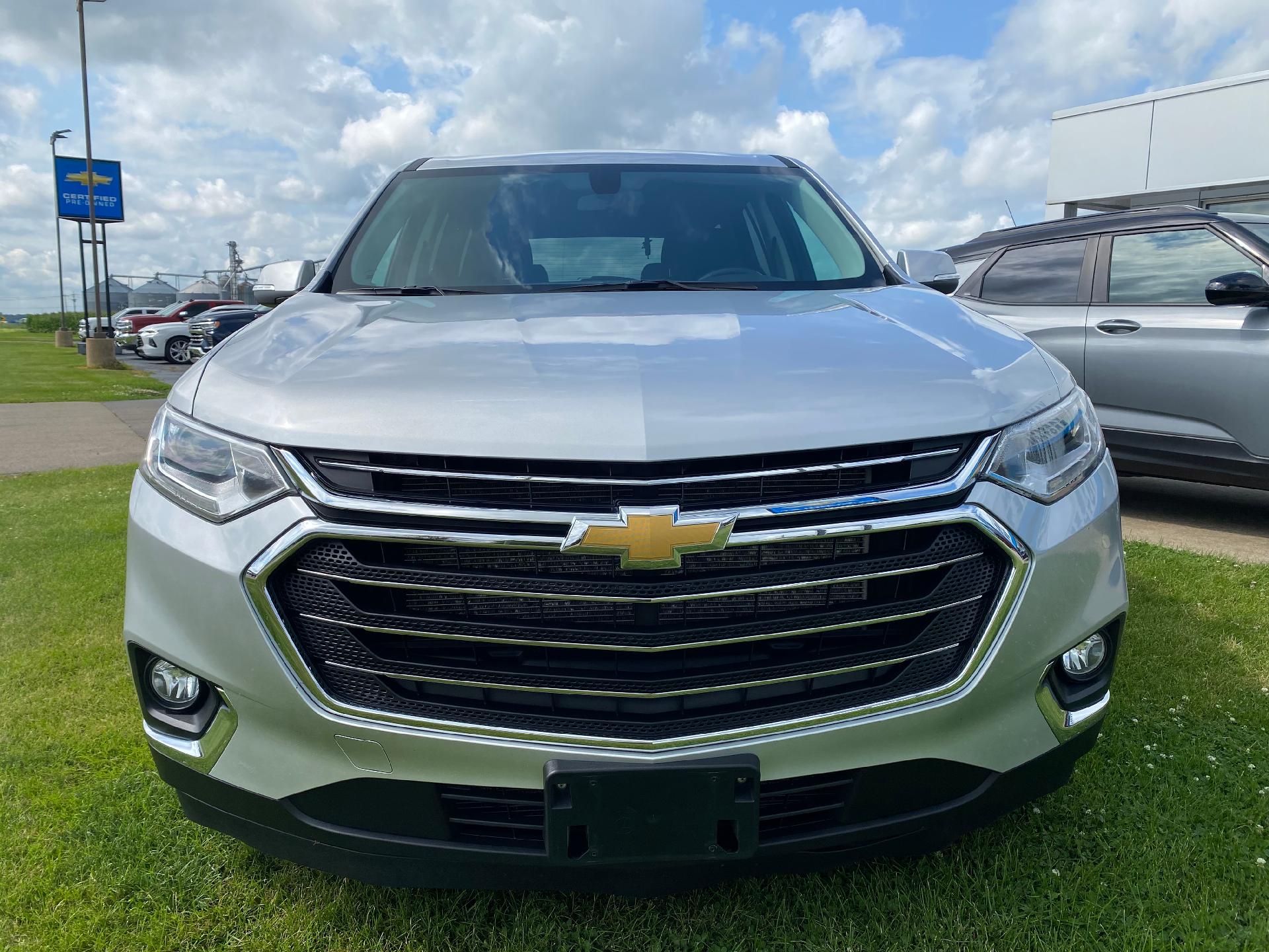 Used 2021 Chevrolet Traverse 1LT with VIN 1GNEVGKW4MJ244212 for sale in Sublette, IL