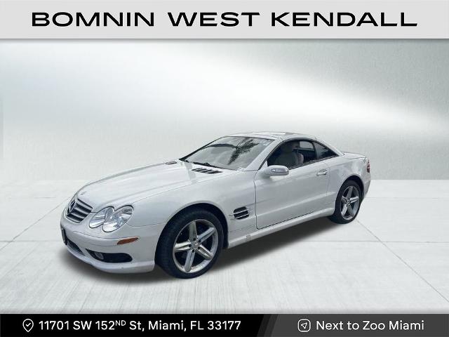 Used 2005 Mercedes-Benz SL-Class SL500 with VIN WDBSK75F45F091222 for sale in Miami, FL