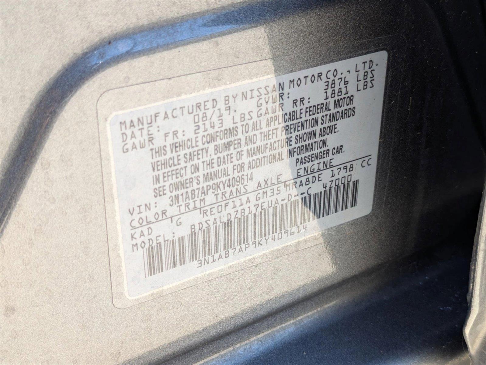 2019 Nissan Sentra Vehicle Photo in Tustin, CA 92782