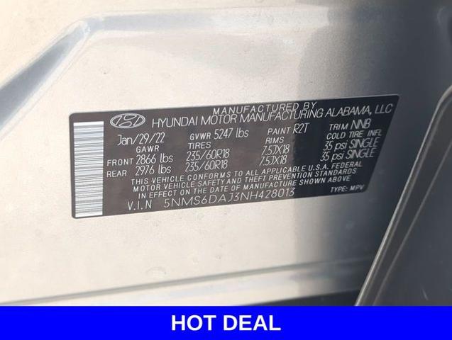 2022 Hyundai SANTA FE Vehicle Photo in Merrillville, IN 46410