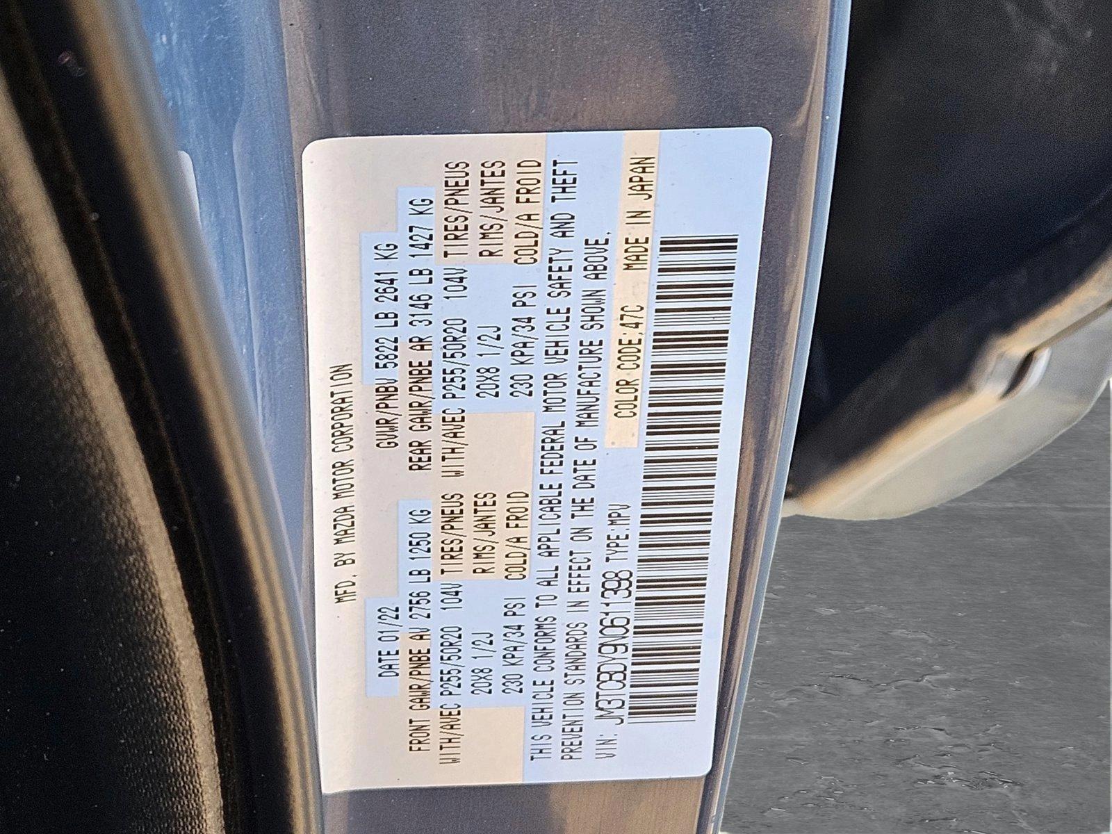 2022 Mazda CX-9 Vehicle Photo in AMARILLO, TX 79106-1809