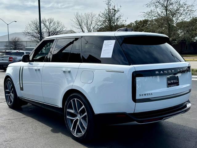 2025 Range Rover Vehicle Photo in DALLAS, TX 75209-3016