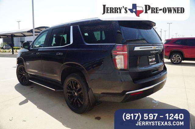 Used 2022 Chevrolet Tahoe LT with VIN 1GNSKNKD5NR117230 for sale in Weatherford, TX