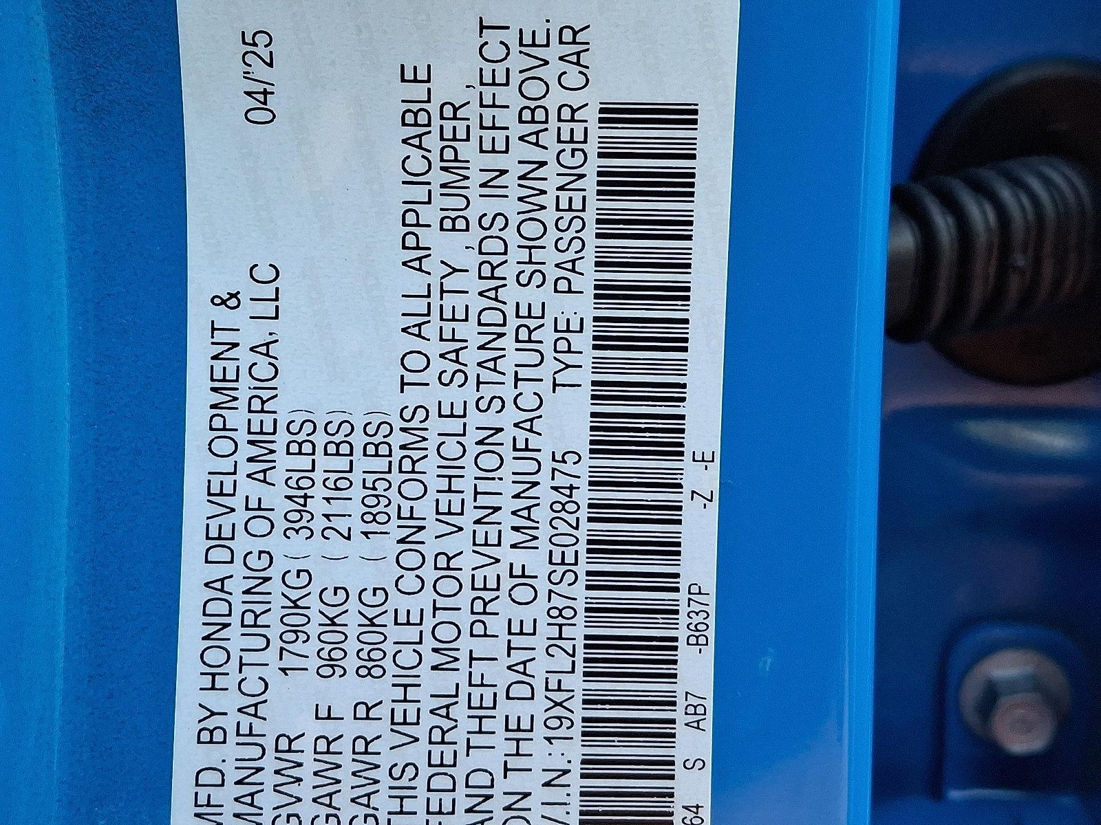 2025 Honda Civic Hatchback Vehicle Photo in Harrisburg, PA 17111