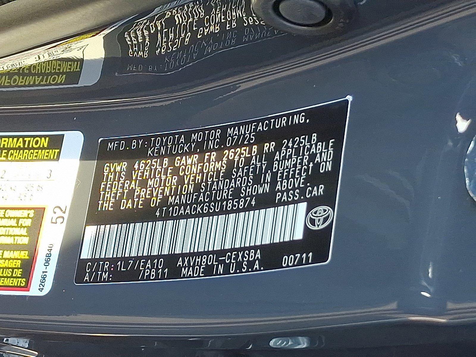 2025 Toyota Camry Vehicle Photo in Harrisburg, PA 17111