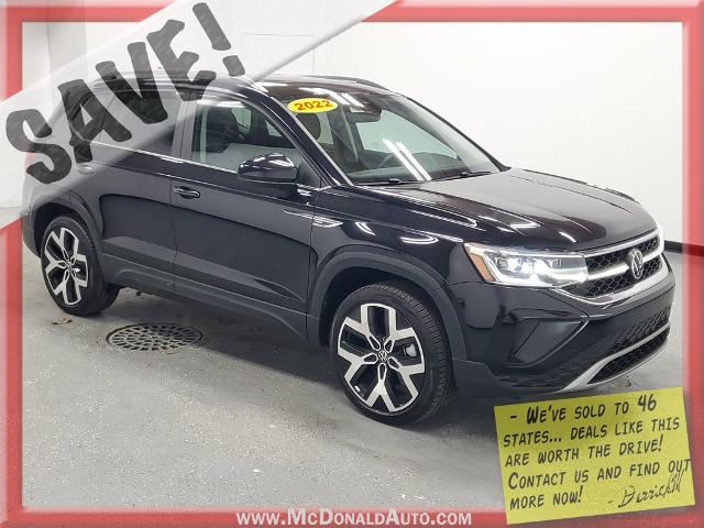 Used 2022 Volkswagen Taos SEL with VIN 3VV2X7B22NM015505 for sale in Saginaw, MI