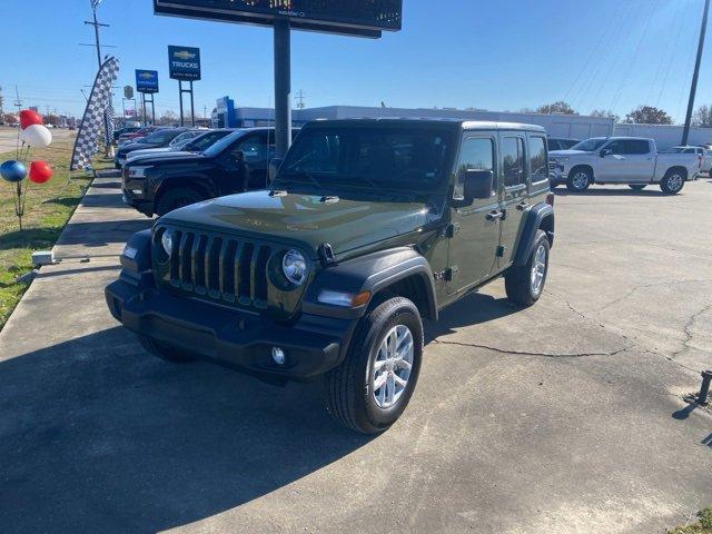 Used 2023 Jeep Wrangler 4-Door Sport S with VIN 1C4HJXDN2PW702259 for sale in Dexter, MO