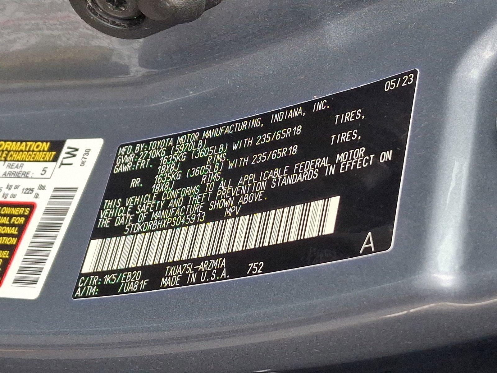 2023 Toyota Highlander Vehicle Photo in Harrisburg, PA 17111