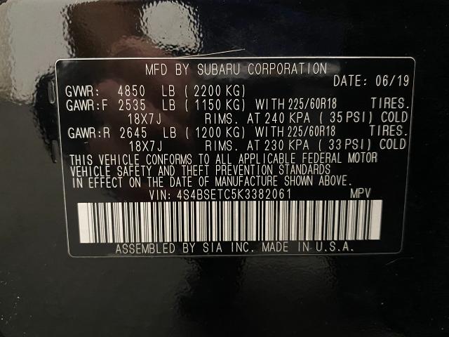 2019 Subaru Outback Vehicle Photo in Appleton, WI 54913