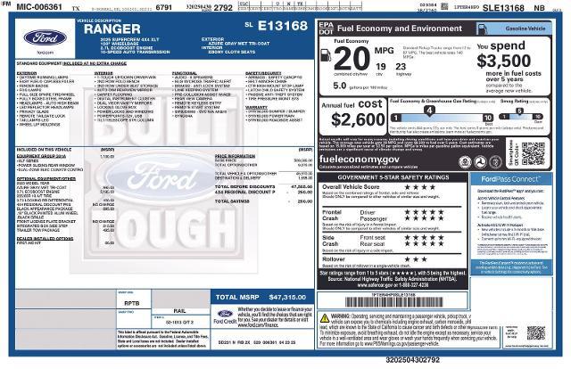 2025 Ford Ranger Vehicle Photo in Weatherford, TX 76087