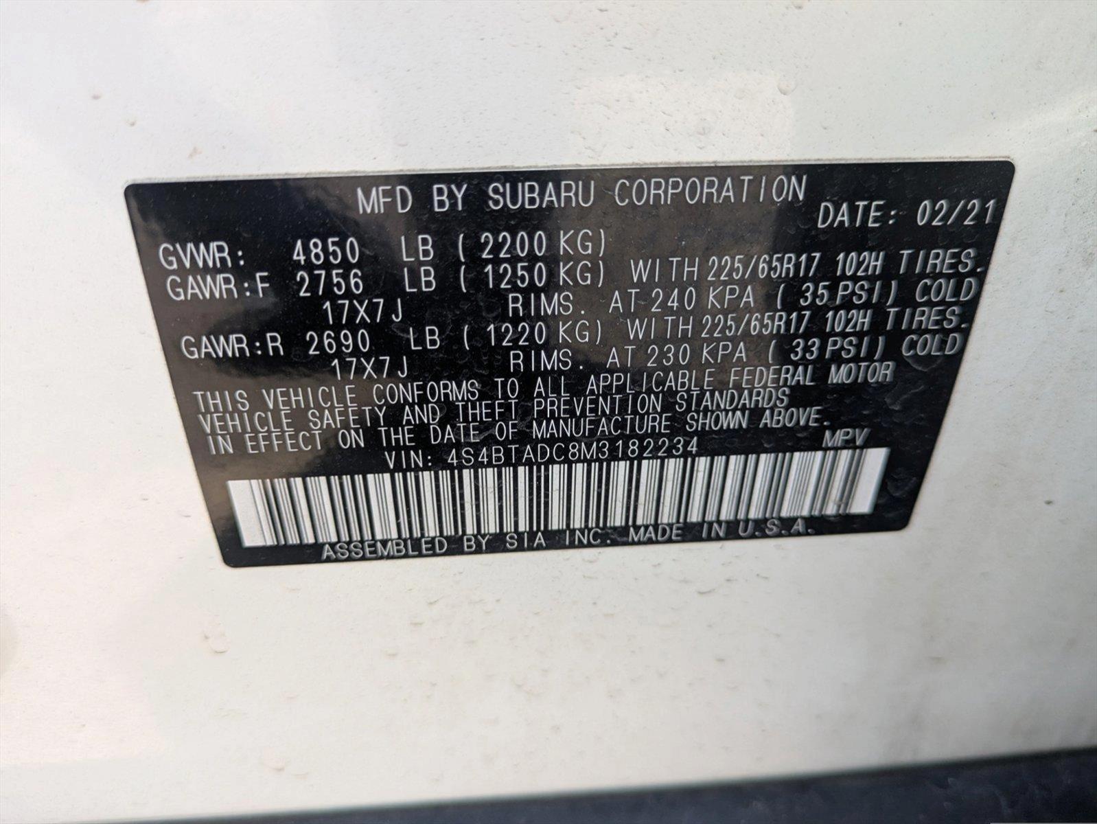 2021 Subaru Outback Vehicle Photo in Corpus Christi, TX 78415