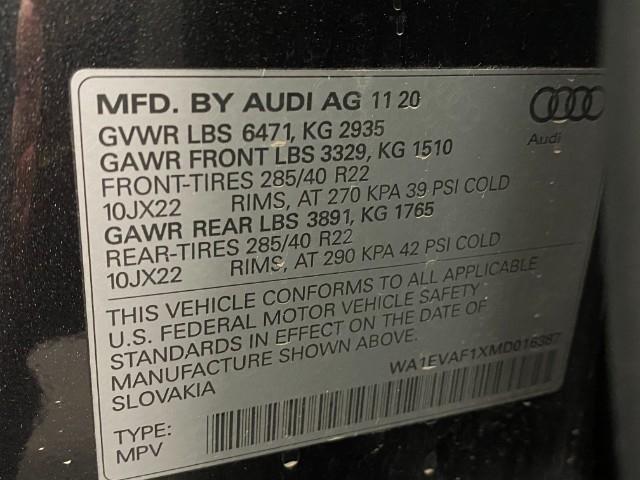 2021 Audi Q8 Vehicle Photo in Appleton, WI 54913