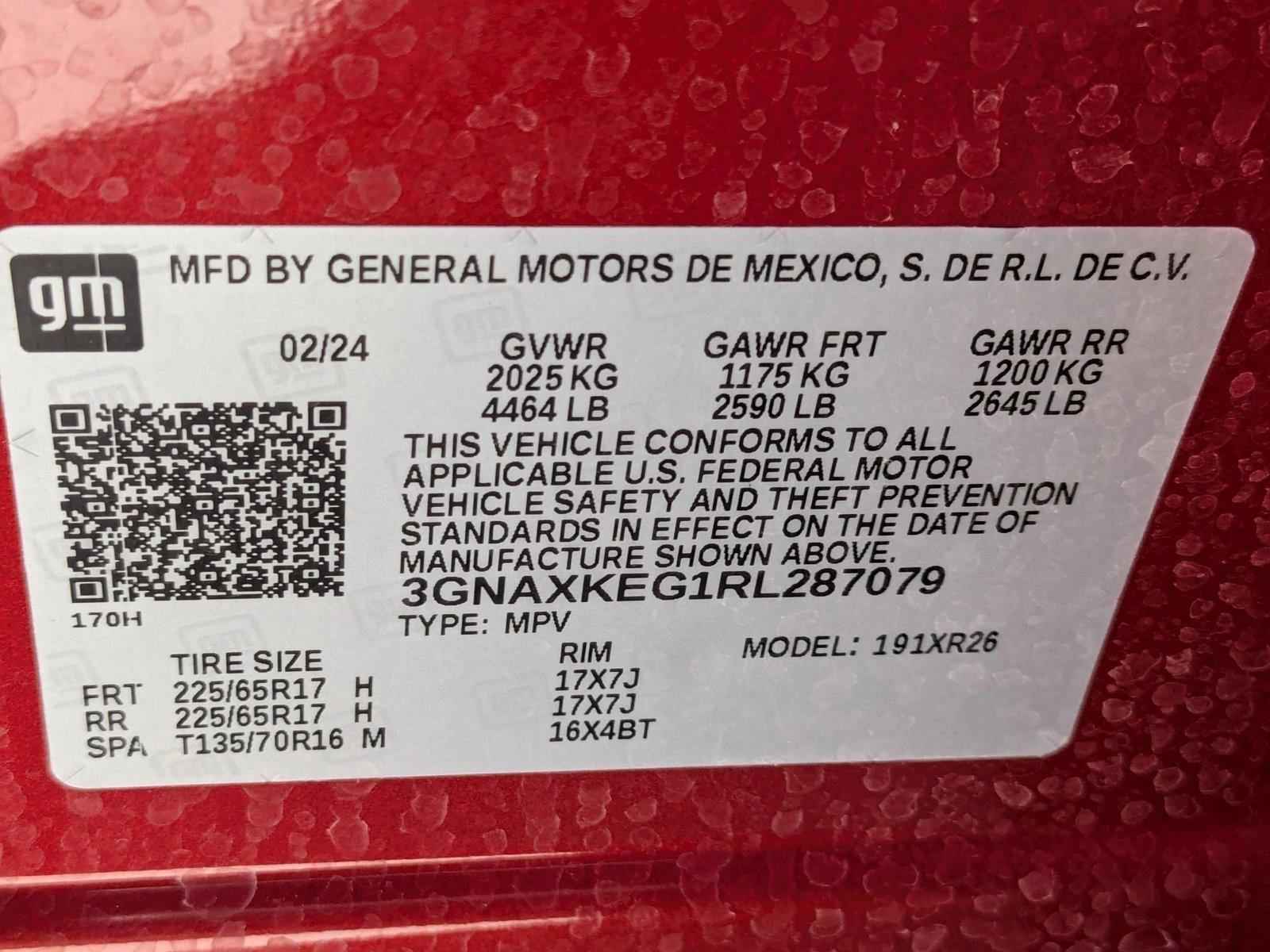 2024 Chevrolet Equinox Vehicle Photo in Miami, FL 33135