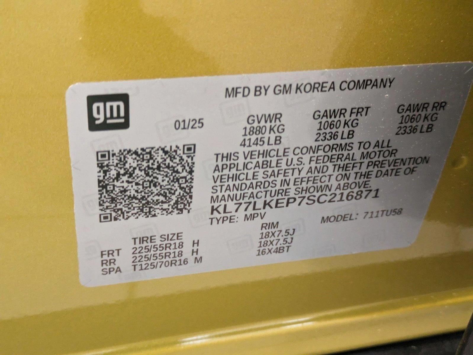 2025 Chevrolet Trax Vehicle Photo in GREENACRES, FL 33463-3207