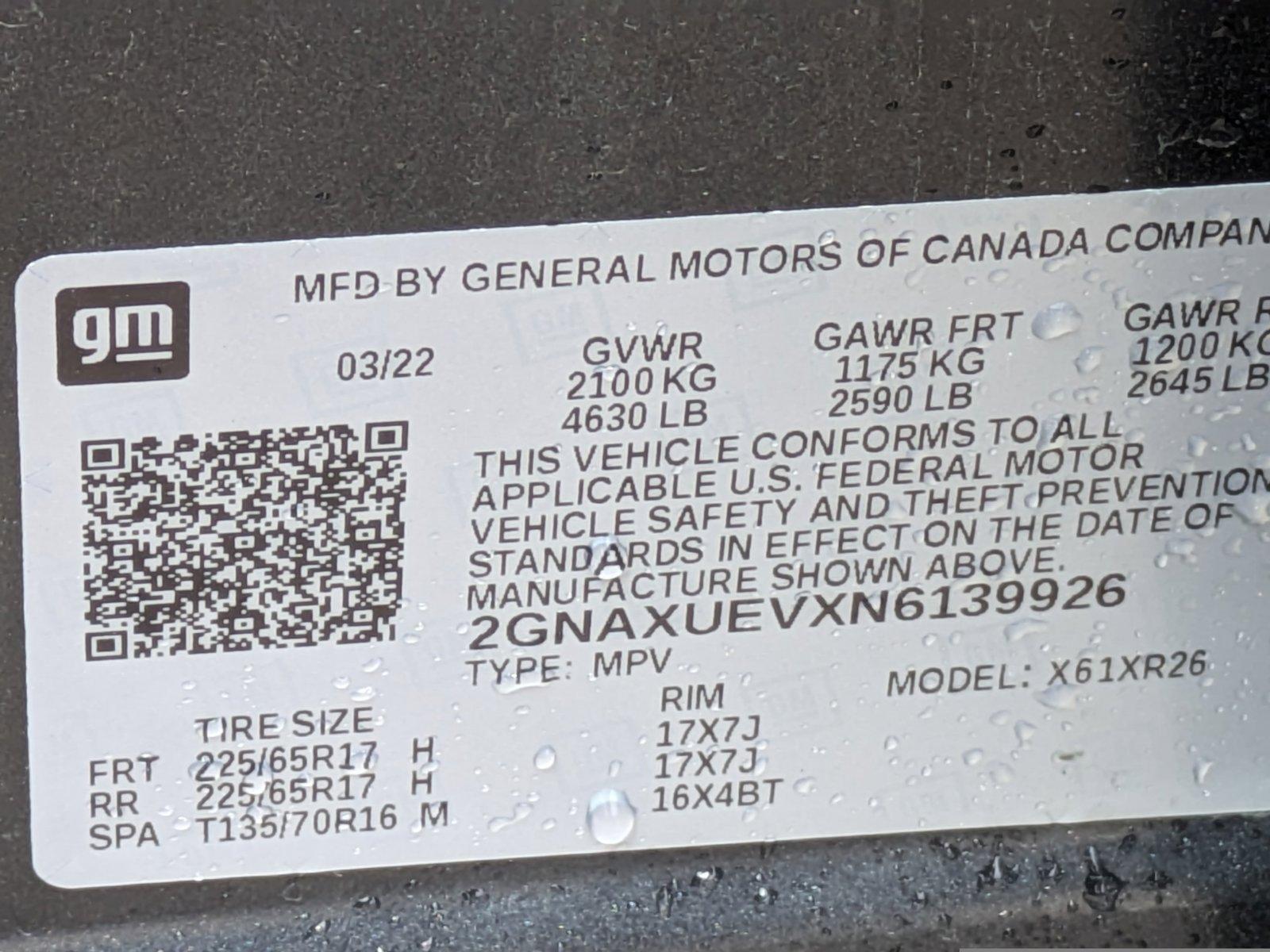 2022 Chevrolet Equinox Vehicle Photo in Austin, TX 78728