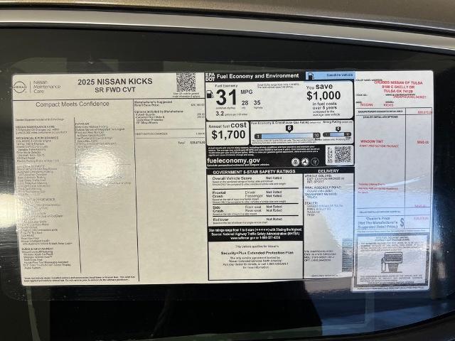 2025 Nissan Kicks Vehicle Photo in Tulsa, OK 74129