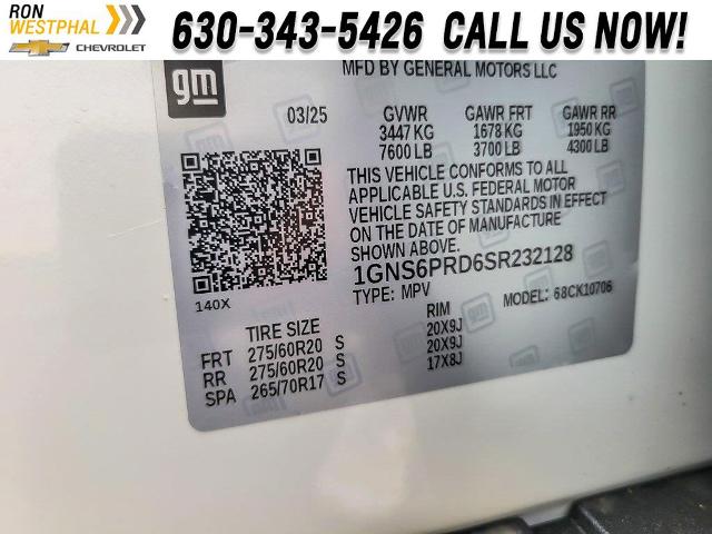 2025 Chevrolet Tahoe Vehicle Photo in AURORA, IL 60503-9326