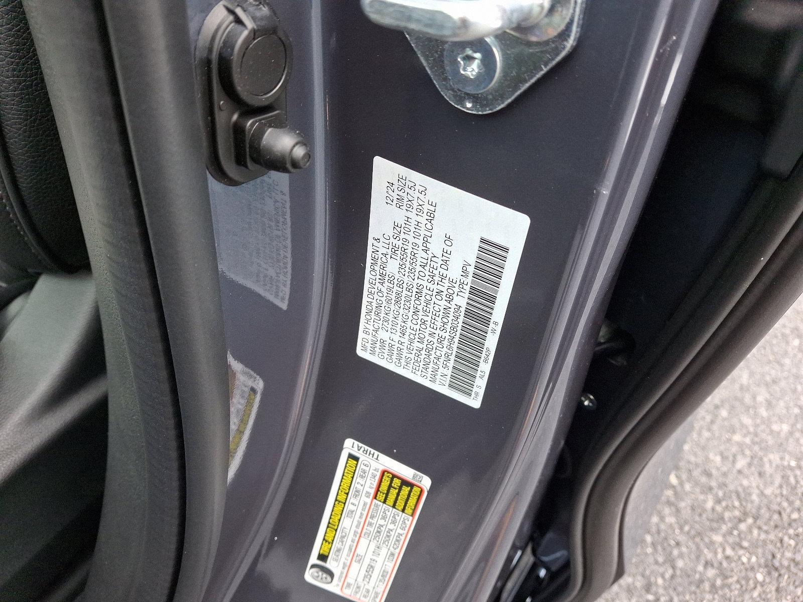 2025 Honda Odyssey Vehicle Photo in Harrisburg, PA 17111