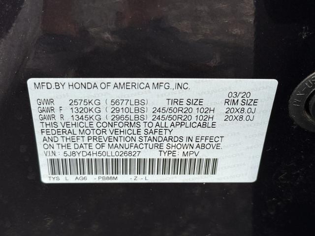 2020 Acura MDX Vehicle Photo in MIDDLETON, WI 53562-1492