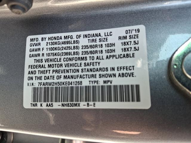 2019 Honda CR-V Vehicle Photo in HARRISBURG, PA 17111-1033