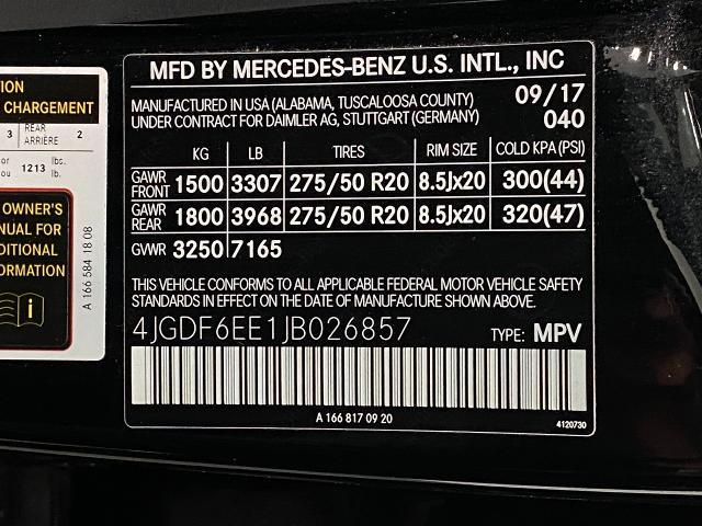 2018 Mercedes-Benz GLS Vehicle Photo in Appleton, WI 54913