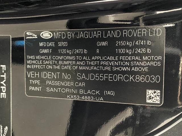 2024 Jaguar F-TYPE Vehicle Photo in Appleton, WI 54913