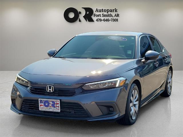 Used 2022 Honda Civic LX with VIN 2HGFE2F24NH517855 for sale in Texarkana, TX