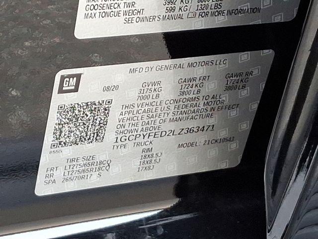 2020 Chevrolet Silverado 1500 Vehicle Photo in DANBURY, CT 06810-5034