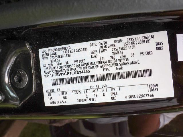 2020 Ford F-150 Vehicle Photo in Dallas, TX 75209