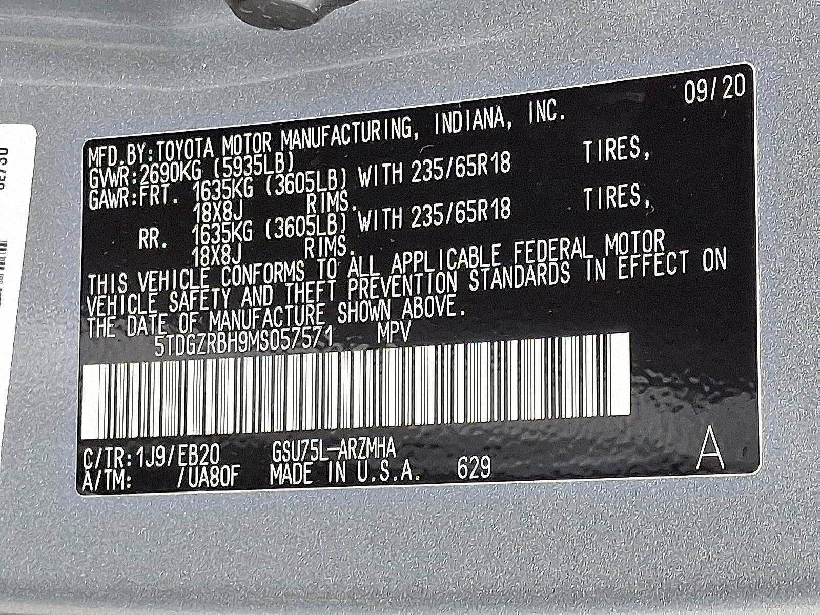 2021 Toyota Highlander Vehicle Photo in Trevose, PA 19053