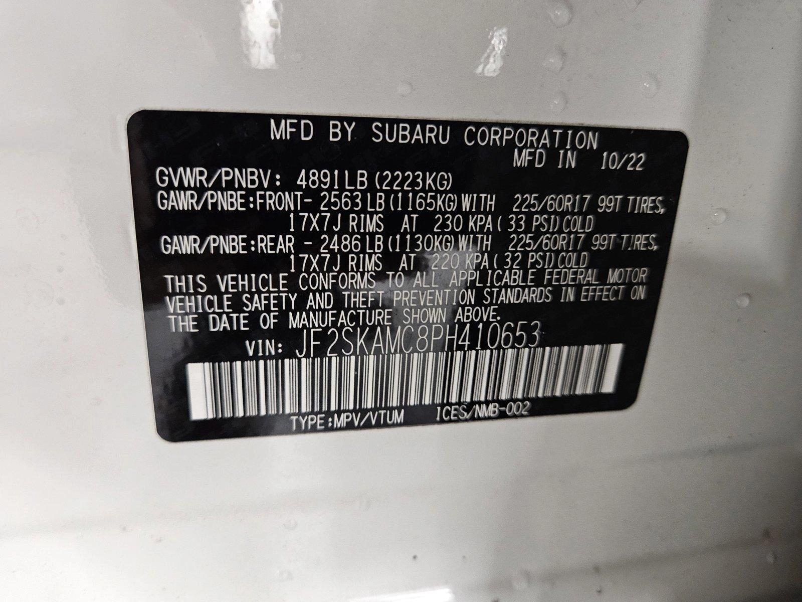 2023 Subaru Forester Vehicle Photo in WACO, TX 76710-2592