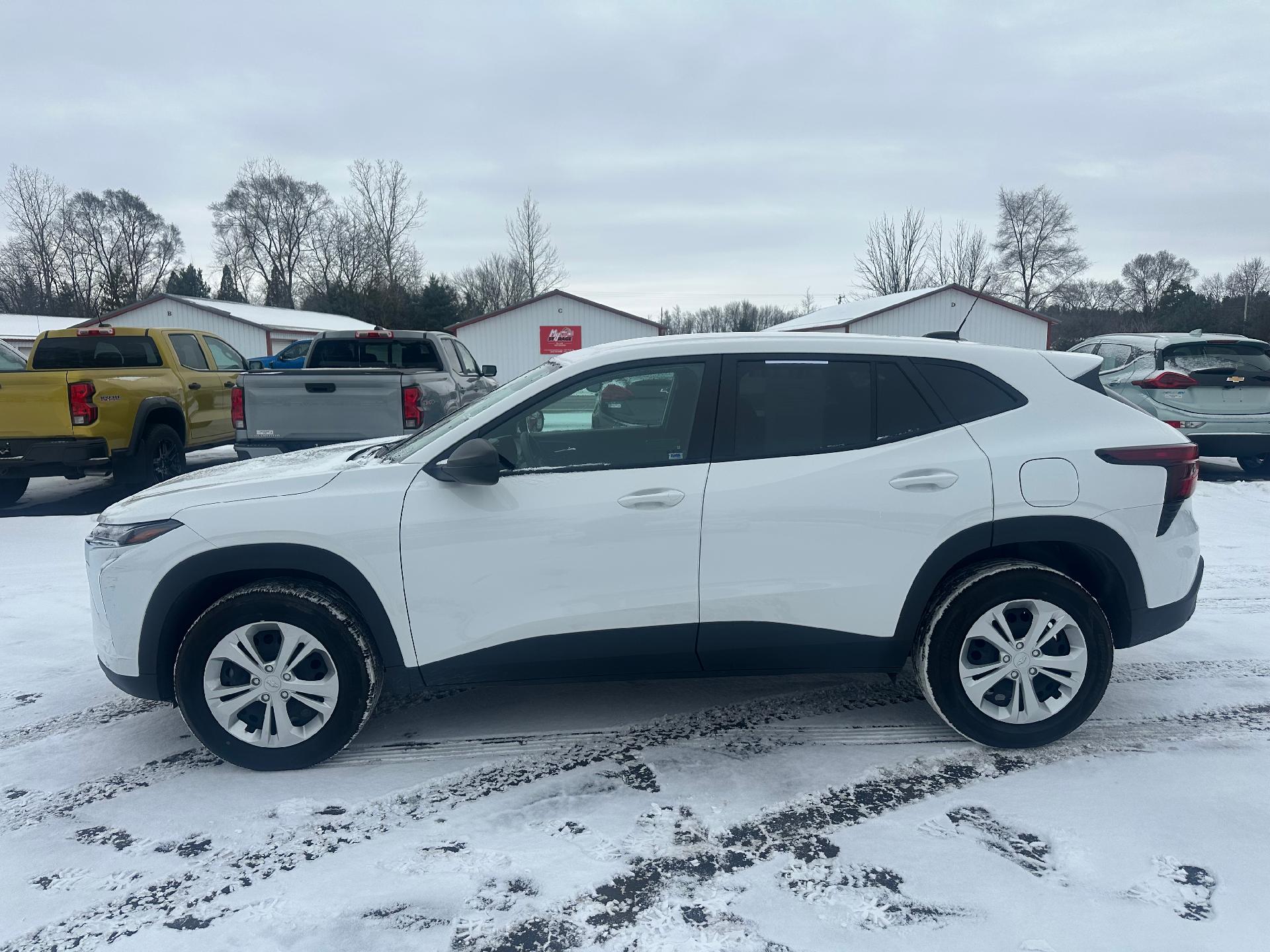 Used 2024 Chevrolet Trax LS with VIN KL77LFE26RC131610 for sale in Clare, MI