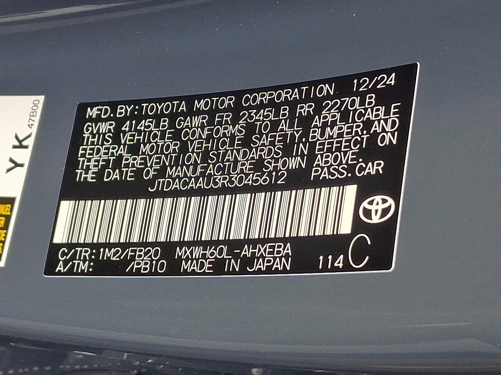 2024 Toyota Prius Vehicle Photo in Trevose, PA 19053