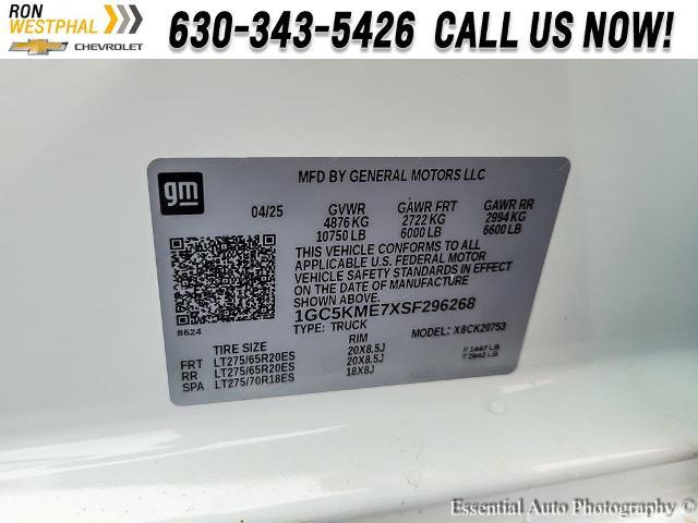2025 Chevrolet Silverado 2500 HD Vehicle Photo in AURORA, IL 60503-9326