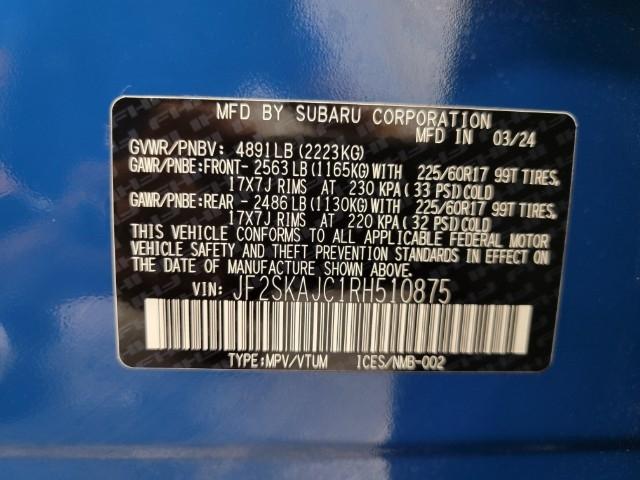 2024 Subaru Forester Vehicle Photo in Oshkosh, WI 54904